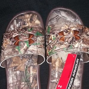 Men's Under Armour Ignite Camo IV Slides H4-Foam